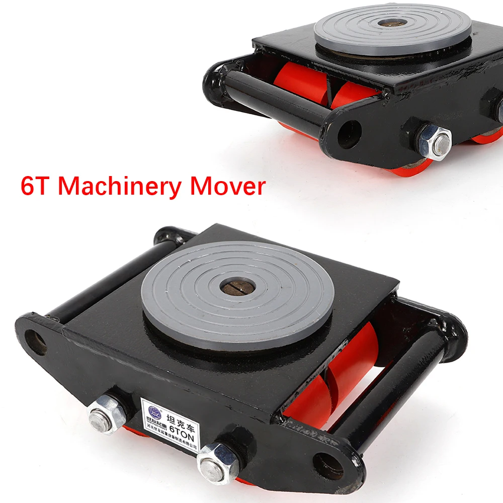 Industrie maschinen Mover mit 360 ° Dreh kappe 13200lbs 6t Dolly Skate – Detail 14