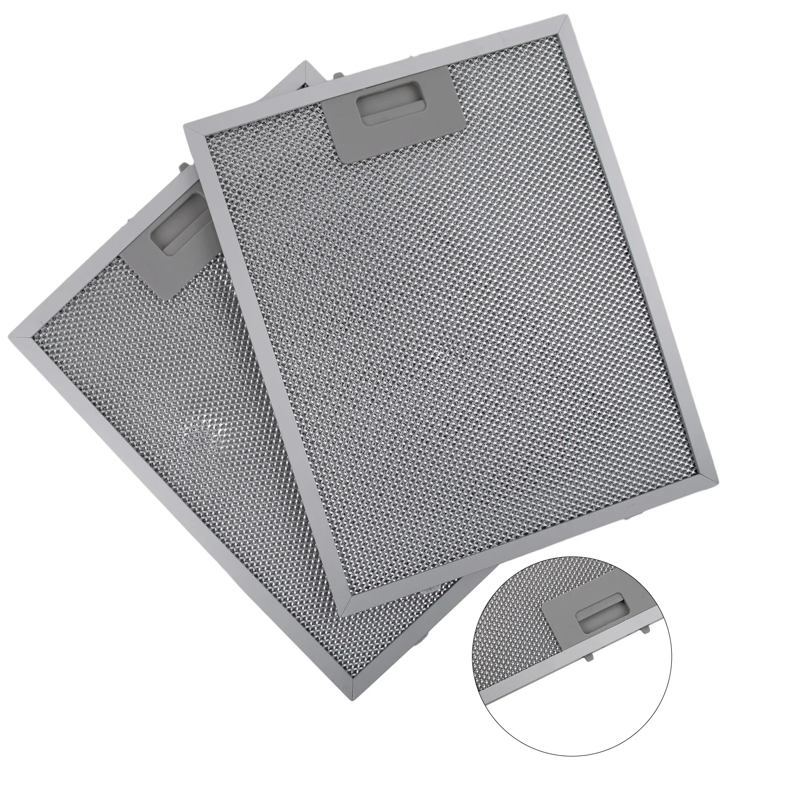 2PCS Cooker Hood Filters Metal Mesh Smoker Grease Kitchencook Hood Supplies Replacement Extractor Vent Filter 320 X 260 Mm
