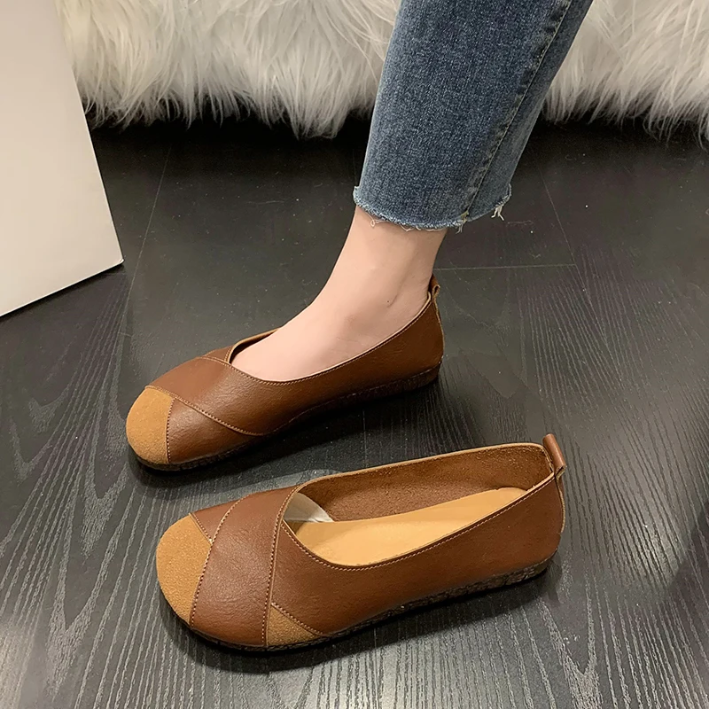 Flat Shoes Women Ballerinas Round Toe Bowtie Slip on Ballet Flats Lazy  Loafers Moccasins Ladies Casual Flats Shoes 2023 - AliExpress