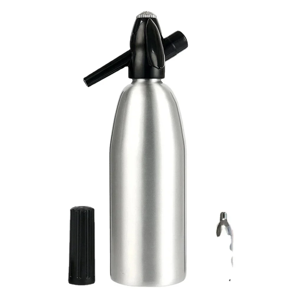 Soda Water Siphon 1L Aluminum CO2 Sparkle Soda Maker Bar Tools