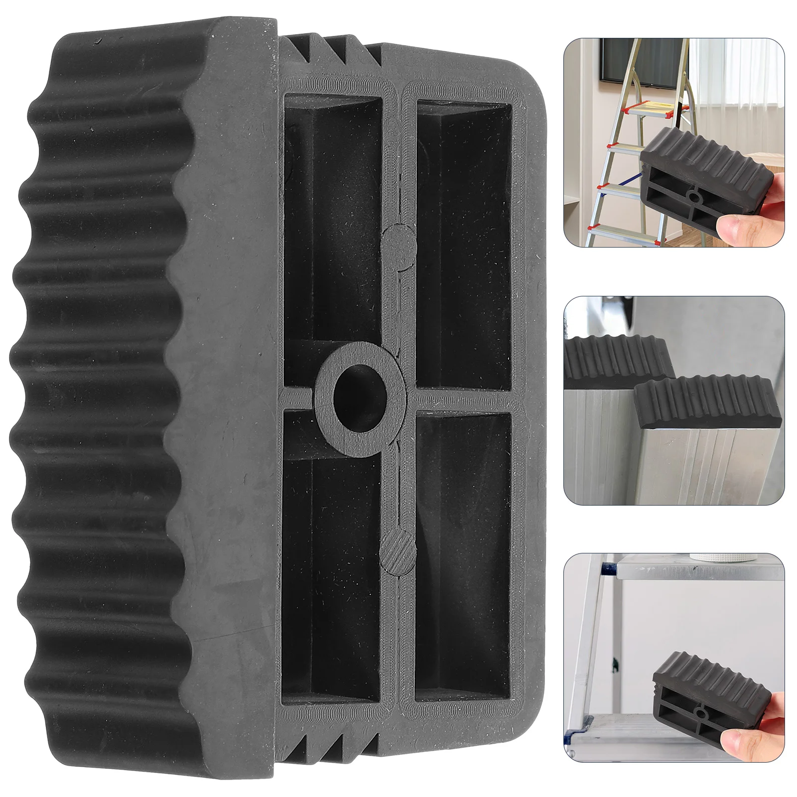 

Ladder Feet Cover Ladder Nonslip Foot Cover Rubber Ladder Feet Pad Ladder Protective Cover