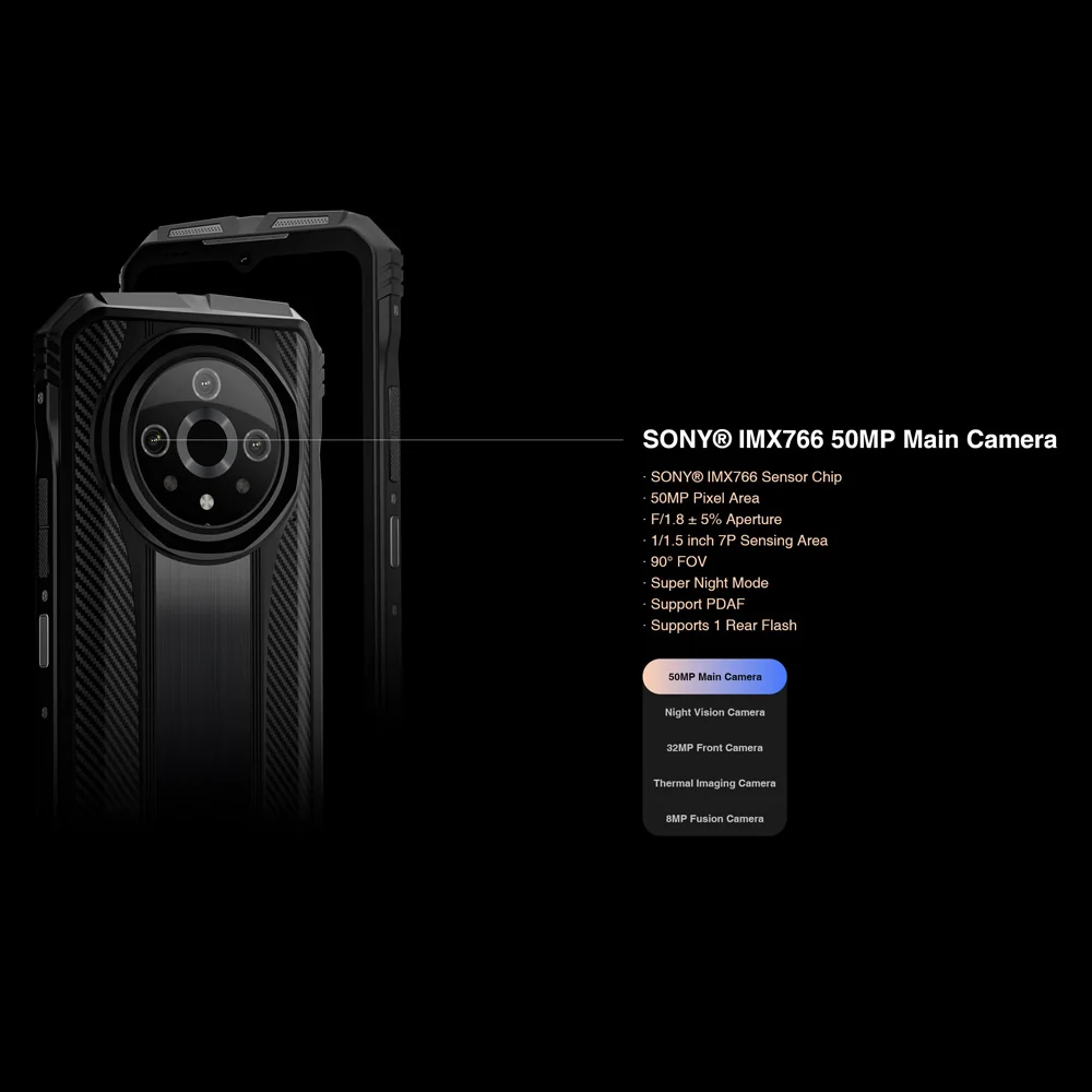 World Premiere DOOGEE V31GT Rugged Phone 6.58” FHD Dimensity 1080 Octa Core 5G Thermal Imaging 10800mAh 66W Fast Charging Phone 5