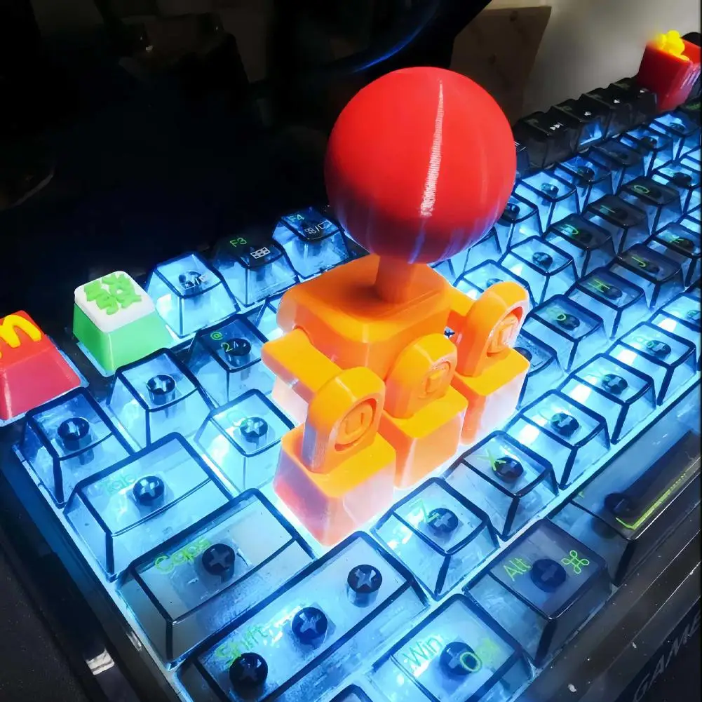 레트로 아케이드 조이스틱 키캡 WASD 이동식 3D 프린팅 PLA, MX 스위치 호환 가능, 이동식, 기계식 키보드 캡