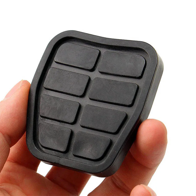 블랙 고무 페달 패드 커버, 가속 브레이크 클러치 미끄럼 방지 패드, VW T4 골프 제타 MK2 트랜스포터 1990-1999 용, 세트당 3 개