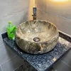 European Countertop Basin Bathroom Sinks Washbasin Ceramic Bathroom Washbasins Hotel Art Basin Home Balcony Small Washing Sink 6