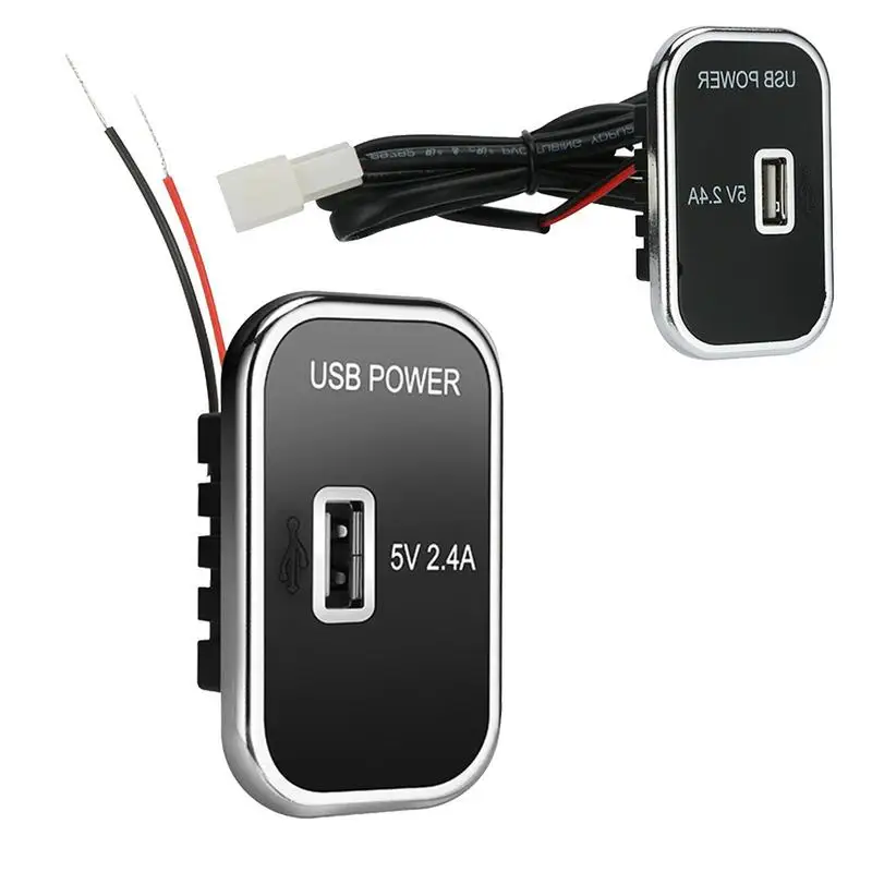 USBPoweredCarChargingSocketWaterproofAutomobileDashboard