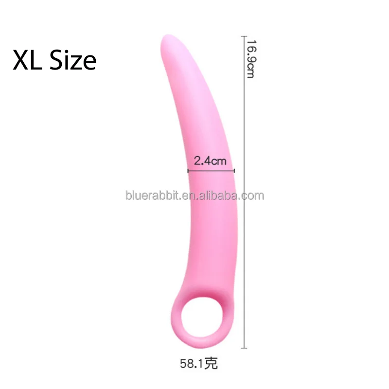 Crescent Shaped Female Anal Plugs Kits Anal Dilators Kits Pelvic Floor Muscle Trainers Vagina Dilators Sets for Women