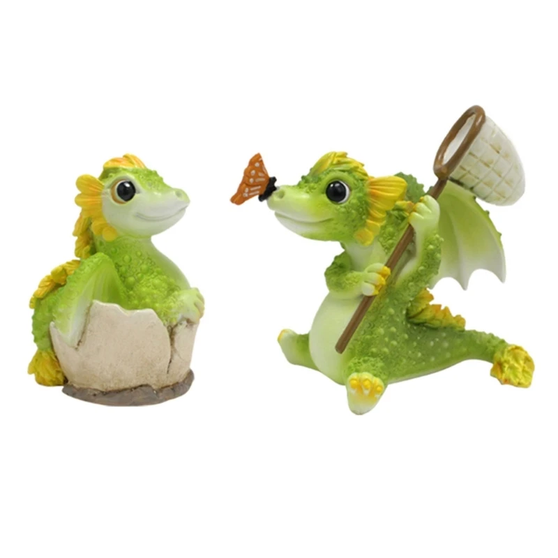 

Resin Mini Dragon Miniature Dragon Statue Miniature Figurines Fairy Garden