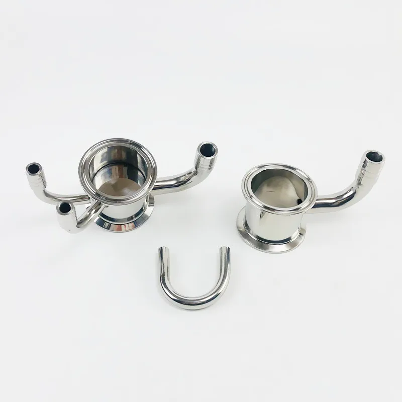 kit com conector de mangueira para destilação, aço inoxidável 304