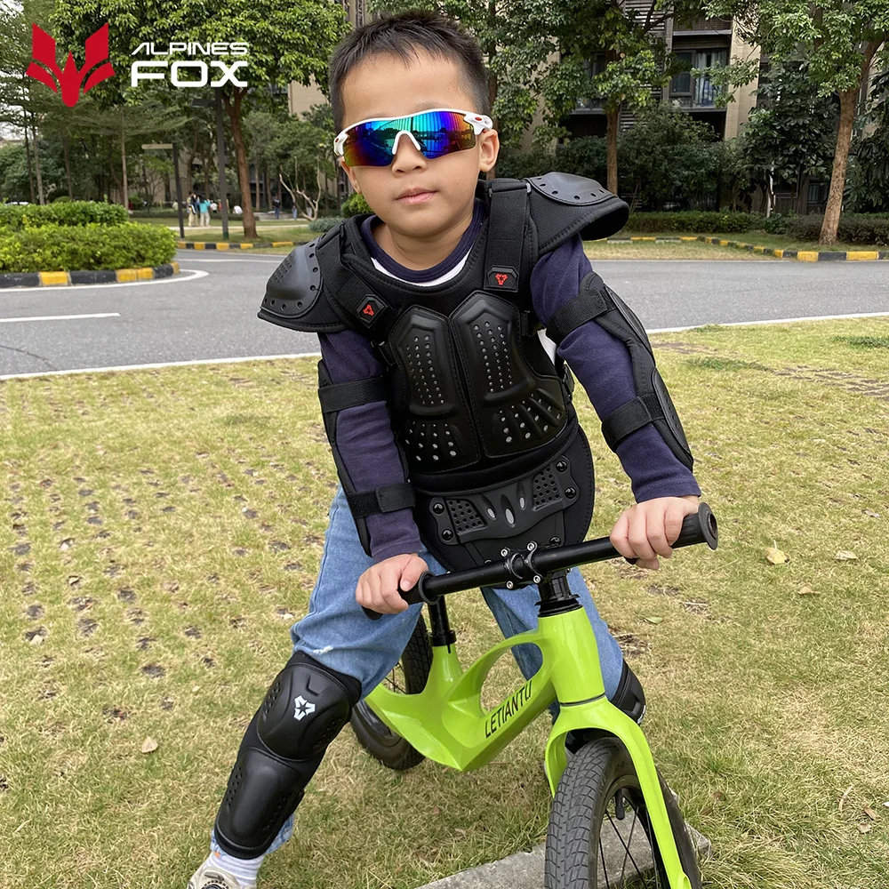Motorcycle Kids Chest Back Protector Moto Body Armor Guard Racing Body Protector Children Armor Jacket Motocross Protective Gear