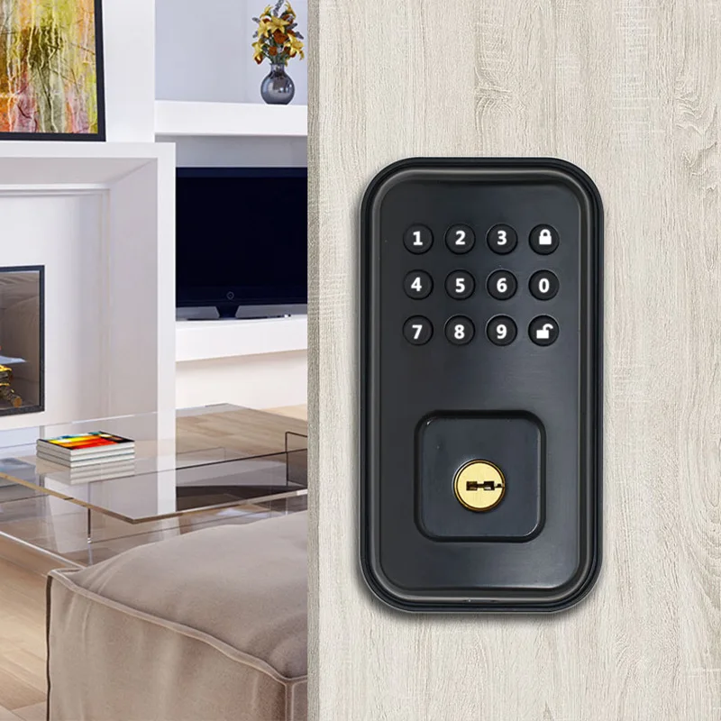 

Z50 TUYA Smart Lock TTlock Bluetooth Deadbolt Automatic Lock Controller Password/IC Card Biometric Doorlock Electronic for Home