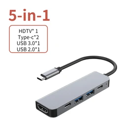 4K HDMI & USB Multi - Port Hub with PD Charging (5 - in - 1)