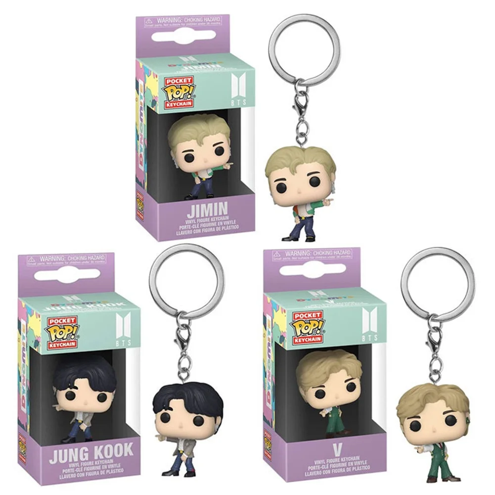 thumbnail image 2 of Llavero de bolsillo Funko POP, juguete del equipo masculino RM SUGA JUNG KOOK JIMIN Jin V J-HOPE, llavero de bolsillo Pop, figura de vinilo, juguetes de colección, 2 of 5