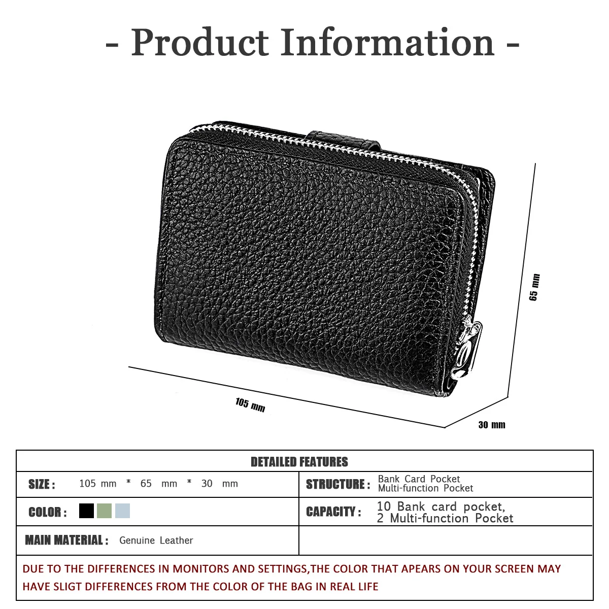 Short Wallet for Men Money Bag Male Aluminium Rfid Blocking Credit Card Holder Wallet Small Leather Zipper Coin Pocket Purse Bag