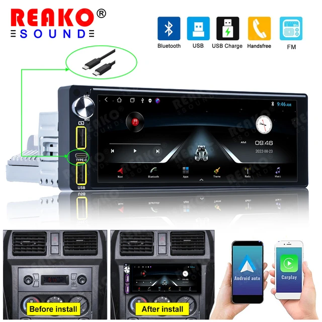 Universal 1din Auto Radio Android Multimedia Player 6.9 Inch Touch Screen 1  Din Car Stereo Video Gps Navigation Wifi Bluetooth - Car Multimedia Player  - AliExpress