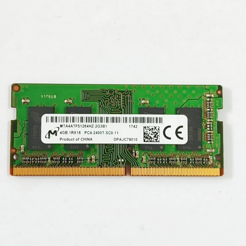Micron RAMS DDR4 4GB 2666MHz Laptop Memory DDR4 4GB 1RX16 PC4-2666v-SCO-11 SODIMM 1.2V