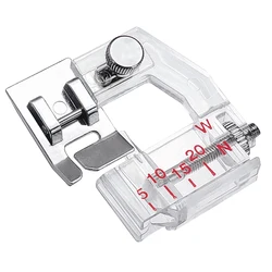 Adjustable Guide Ruler and Bias Tape Binding Presser Foot (1)