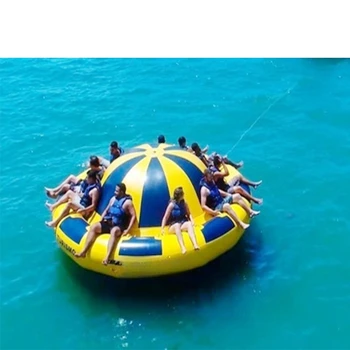 Commercial Water Toys Disco Boats Towing Tubes Inflatable UFO Boats Water Entertainment 1