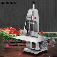 Electric Bone Saw Cutting Machine Food Processor Commercial Desktop Electric Bone Saw Cutter Bone Cutter Small Bone With 2 Saws 1