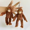Lovely Gorilla Orangutans Monkey Cute Animal Pendant Key Ring Soft Stuffed Doll Plush Toy Girl Boy Birthday Christmas Gift 1