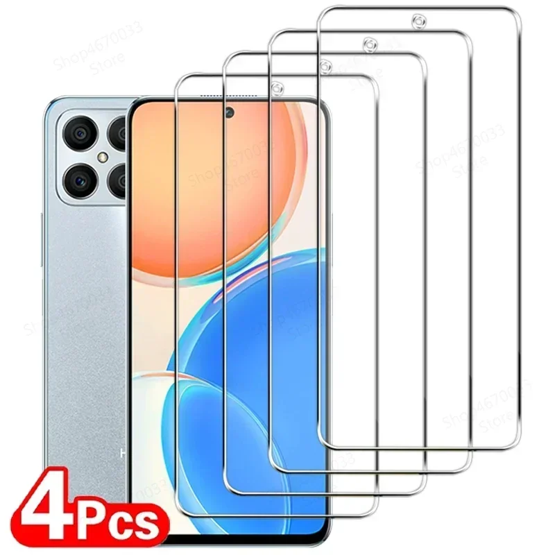 

Защитное стекло, закаленное стекло для Honor X8/X7/X9/X8A/X7A/50/SE/20S/20/10 Lite/P30/P40/P50/P20 Lite HD, 4 шт.