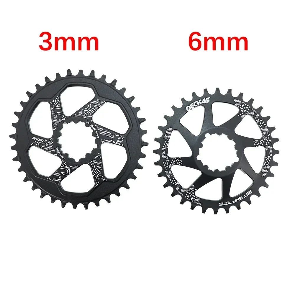 Deckas ラウンドチェーンリング 6mm 3mmオフセット ダイレクト