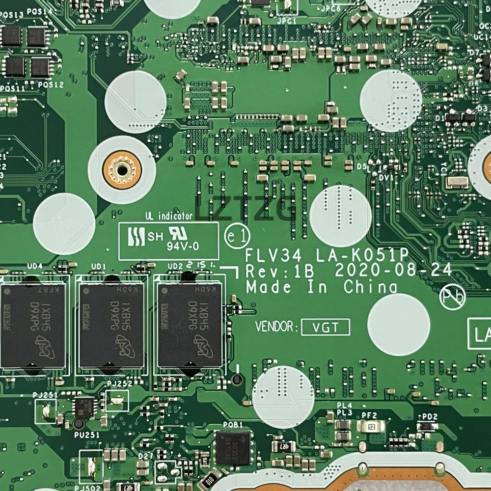 LA-K051P For Lenovo ThinkBook 14 G2 ITL Laptop Motherboard CPU I7