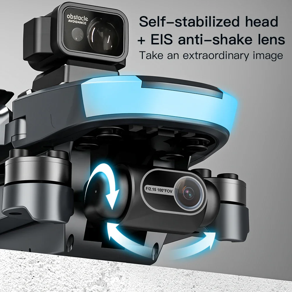 미니 KF110 GPS 드론, 8K 전문 4K HD 카메라, 5G 2 축 짐벌, 손떨림 방지 항공 사진, 브러시리스 접이식 쿼드콥터