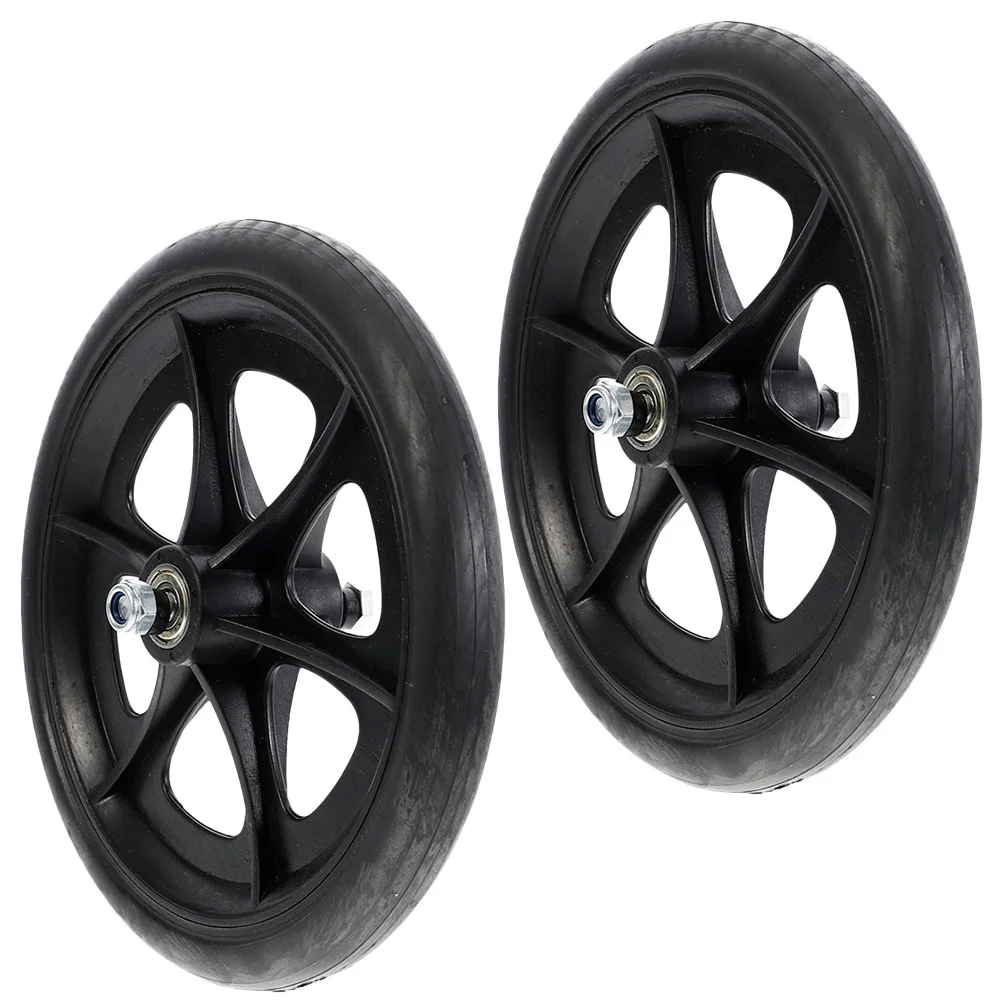 

2 Pcs Castor Wheels Wheelchair Front 6 Inch Replaceable Attachment Drive Parts Walker Replacement
