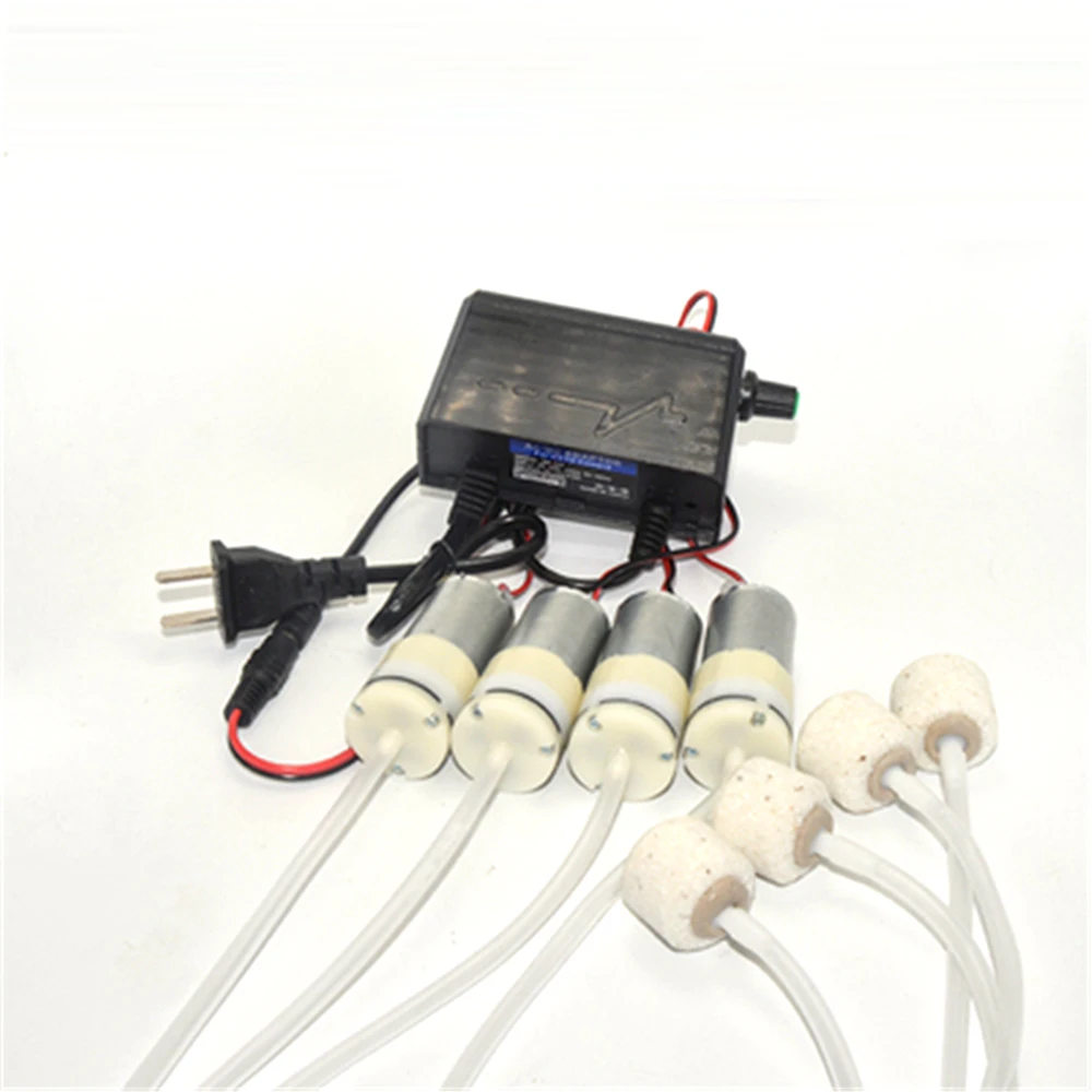 Ac 220V Pompa Ad Aria Pompa Ad Ossigeno Pwm Volume Pompa A Vuoto Aerazione Dc 12V Acquario Pesca Auto Barca Serbatoio Power Bank Usb