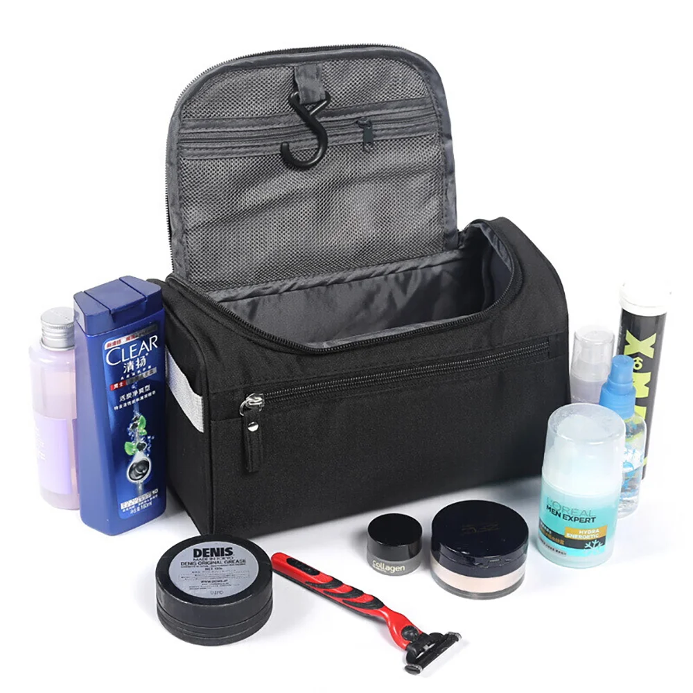 Beauty Case Make Up Organizer Cosmetic Bag Man Women Zipper Toiletry Bag Kits Storage Travel Wash Pouch Portable Fashion Handbag