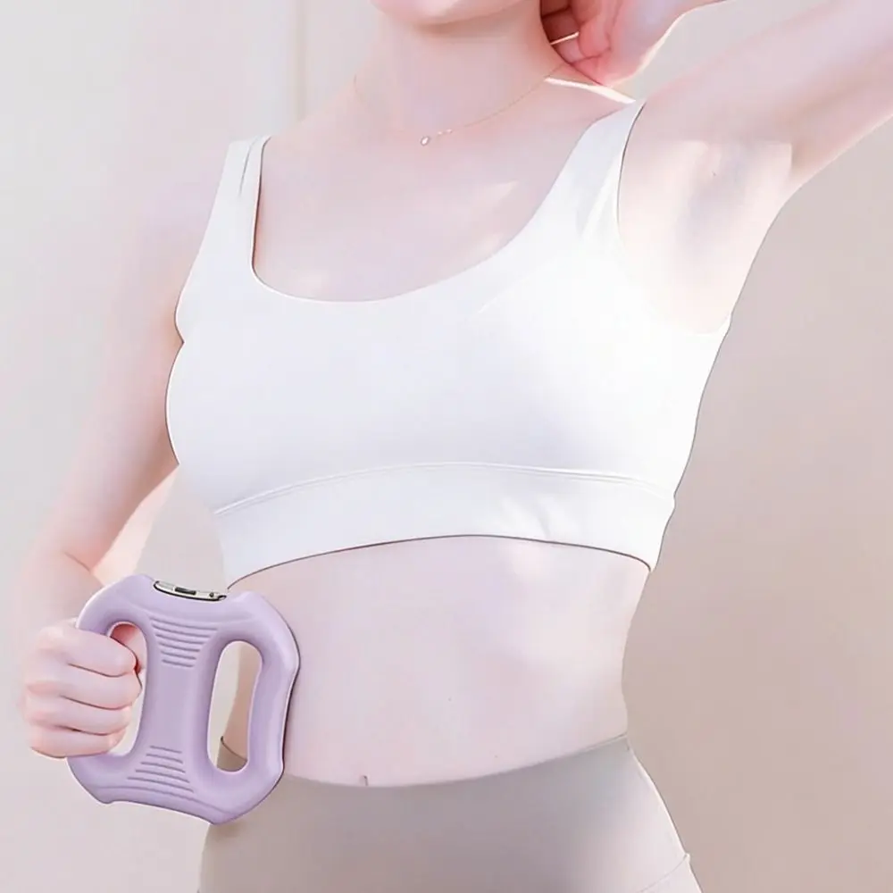 휴대용 근막 마사지 링 USB 충전식 속도 조절 가능 전기 바디 마사지 기계 무선 벨트 포함