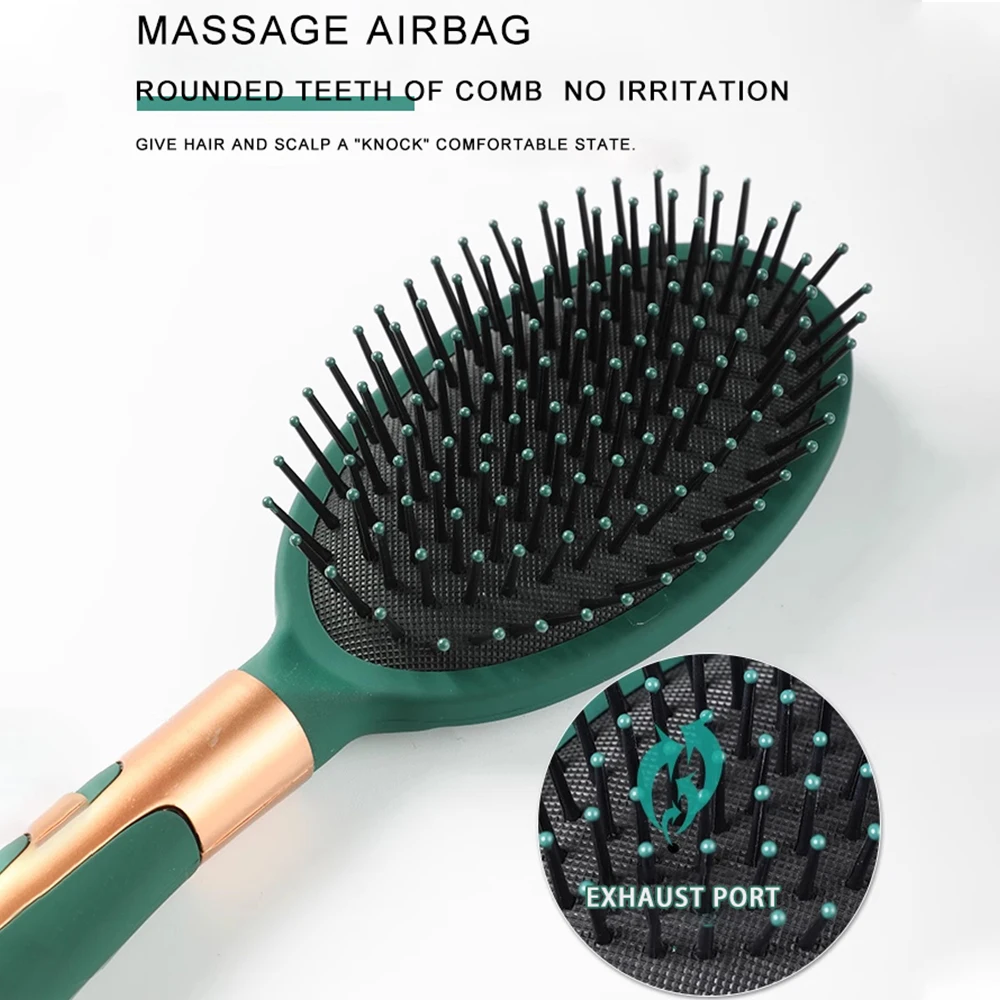 Hair Brush Marseilis Hair Massage Air CushionComb Scalp Detangle Anti Static Salon SPA Hairdressing Styling Tool Oval Round