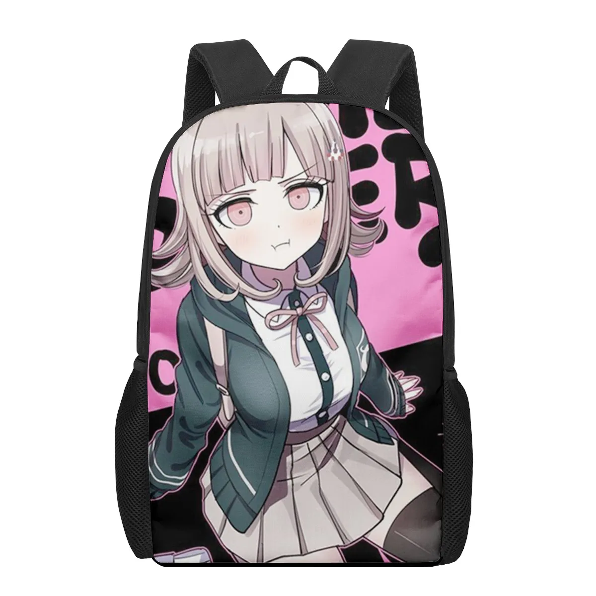 Nanami ChiaKi Danganronpa 2021 School Bags Fashion Print Backpacks For Teenage Boys Girls Schoolbag Book Bag 16 Kids Backpack