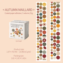 Nature's Color Palette Series Decorative Stickers - 4 Styles for Scrapbooking, Journaling, and DIY Crafting (C)