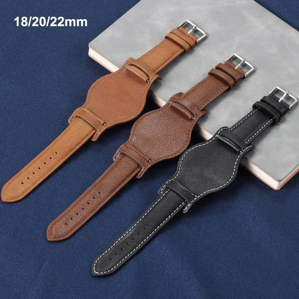 Wholesale Good Looking Leather 20 mm Watches Band AK556WTR_K0017645