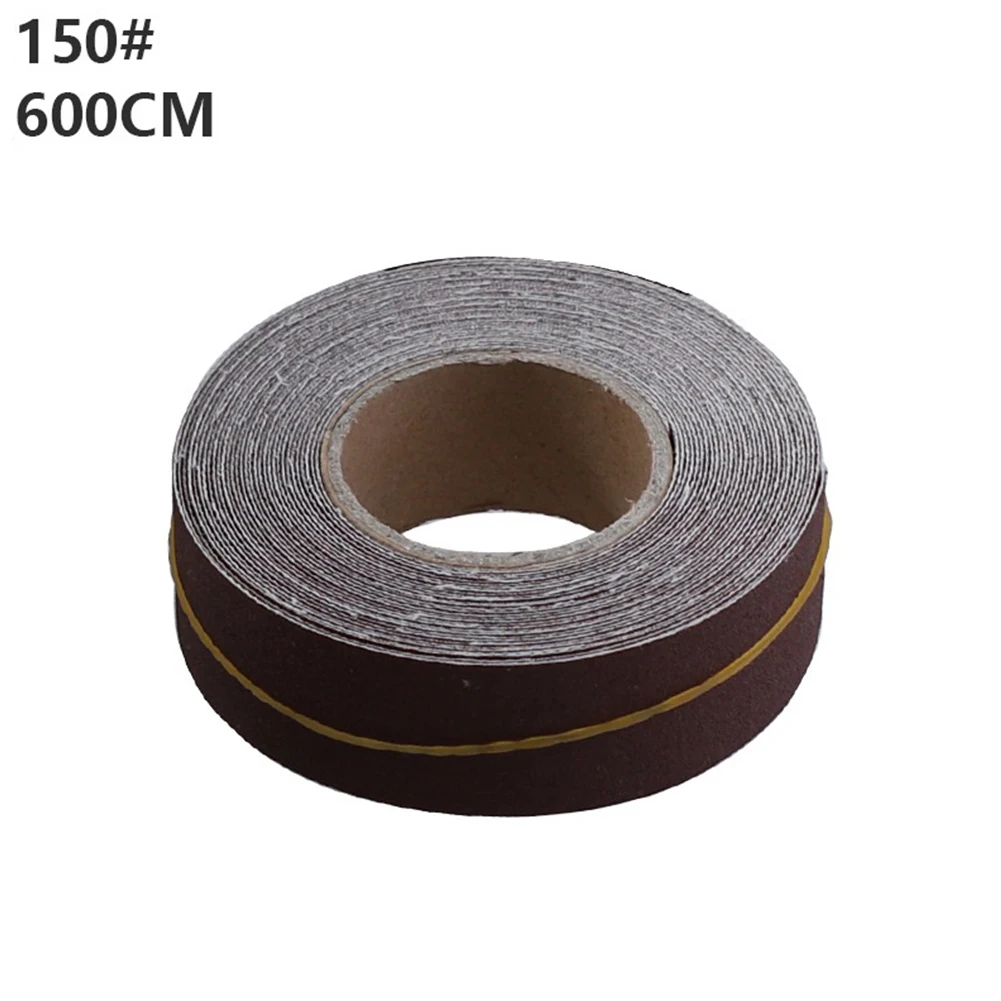 

6 Meters Emery Cloth Roll Polishing Sandpaper Grinding Tools Tape Abrasive Paper