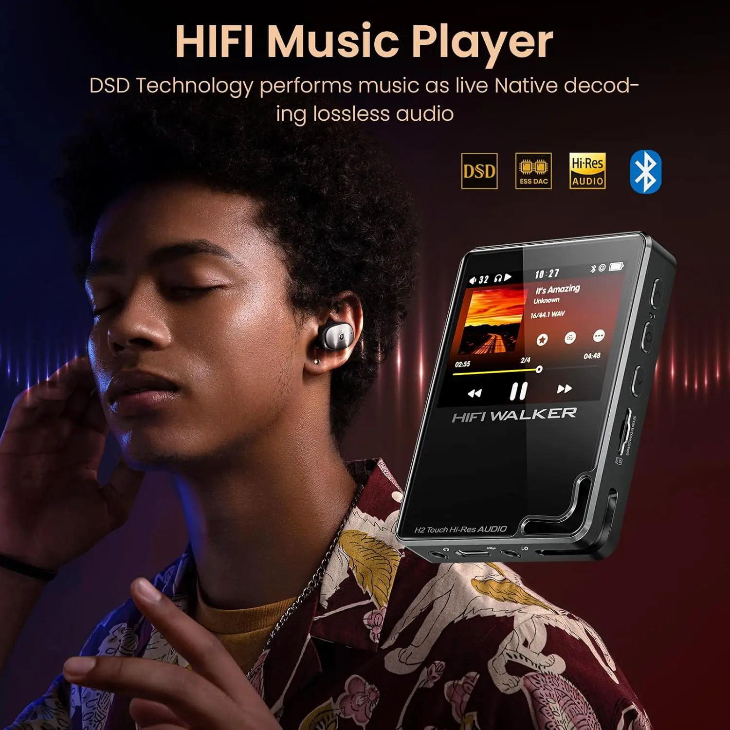 HiFi MP3 Player, 5.3 Lossless DSD FLAC Player, Ireland - View #5