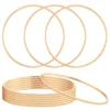 10Pcs Metal Hoops Dreamcatcher Craft Accessories Round Rings Wreath Circles Diy Adornment Home Decor Wind Chimes Hanging 4