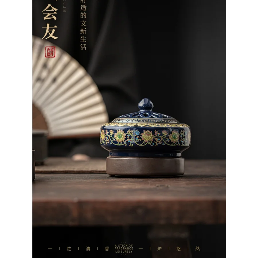 

Держатель для благовоний эмо ручной работы, античный японский роскошный персонализированный эстетический держатель для благовоний