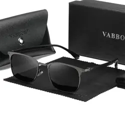 VABBON Men Big Frame Polarized Sunglasses Driving Sunscreen Sunglasses Stylish Simple Retro Car Glasses 9376