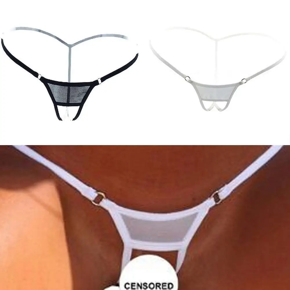 

T-Back Knickers Open Crotch Sexy Lingerie Women Underwear Briefs Thongs Panties