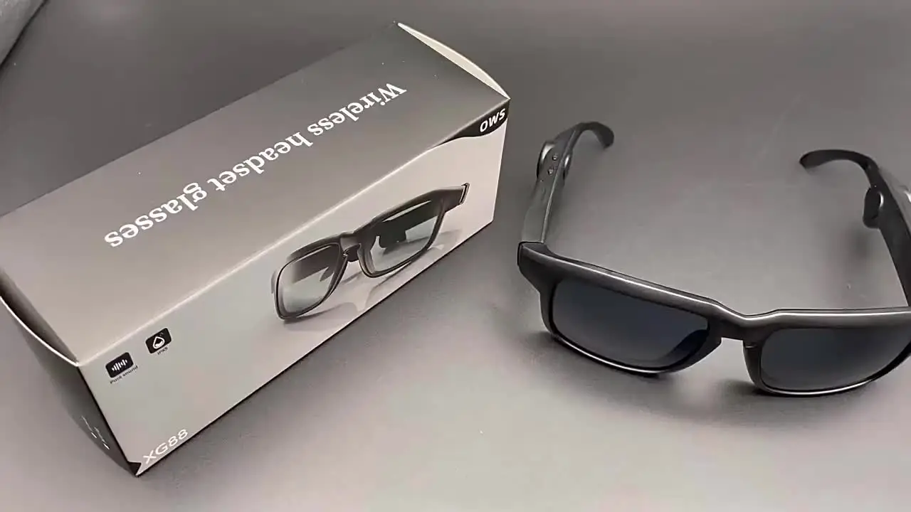 XG88-gafas inteligentes con Bluetooth 5,0, lentes de sol impermeables con  Control de voz, sonido estéreo, anti-blu-ray, IPX5, inalámbricas, para  exteriores - AliExpress