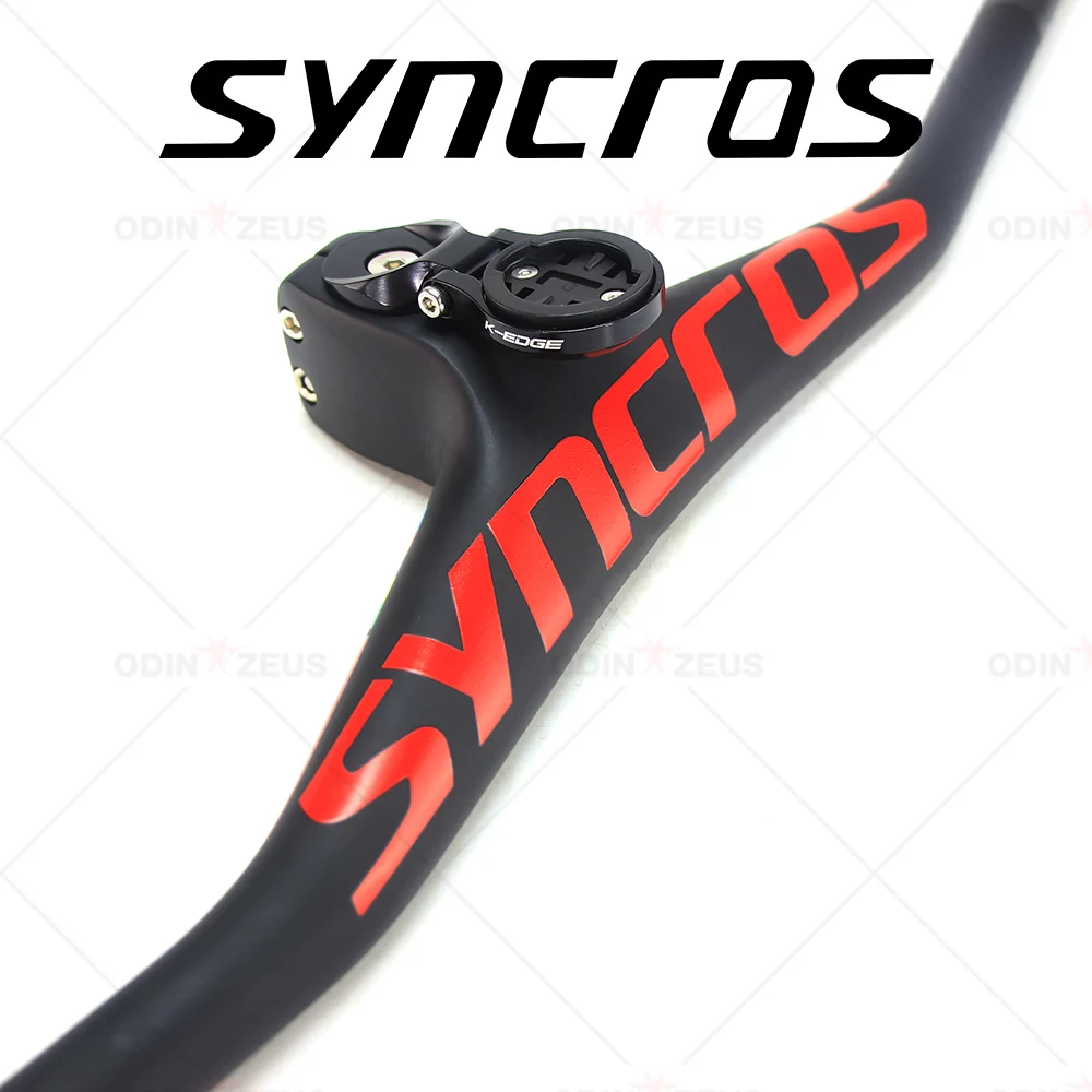 Syncros Fraser Ic Sl Manubrio Integrato In Fibra Di Carbonio-17 °, Lunghezza 70/80/90Mm, Morsetto Da 28.6Mm