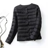 2024 New Spring Winter Women Liner Warm Down Jackets Ultralight Collarless Portable Female Padded Parkas O-Neck Puffer Overcoat 1
