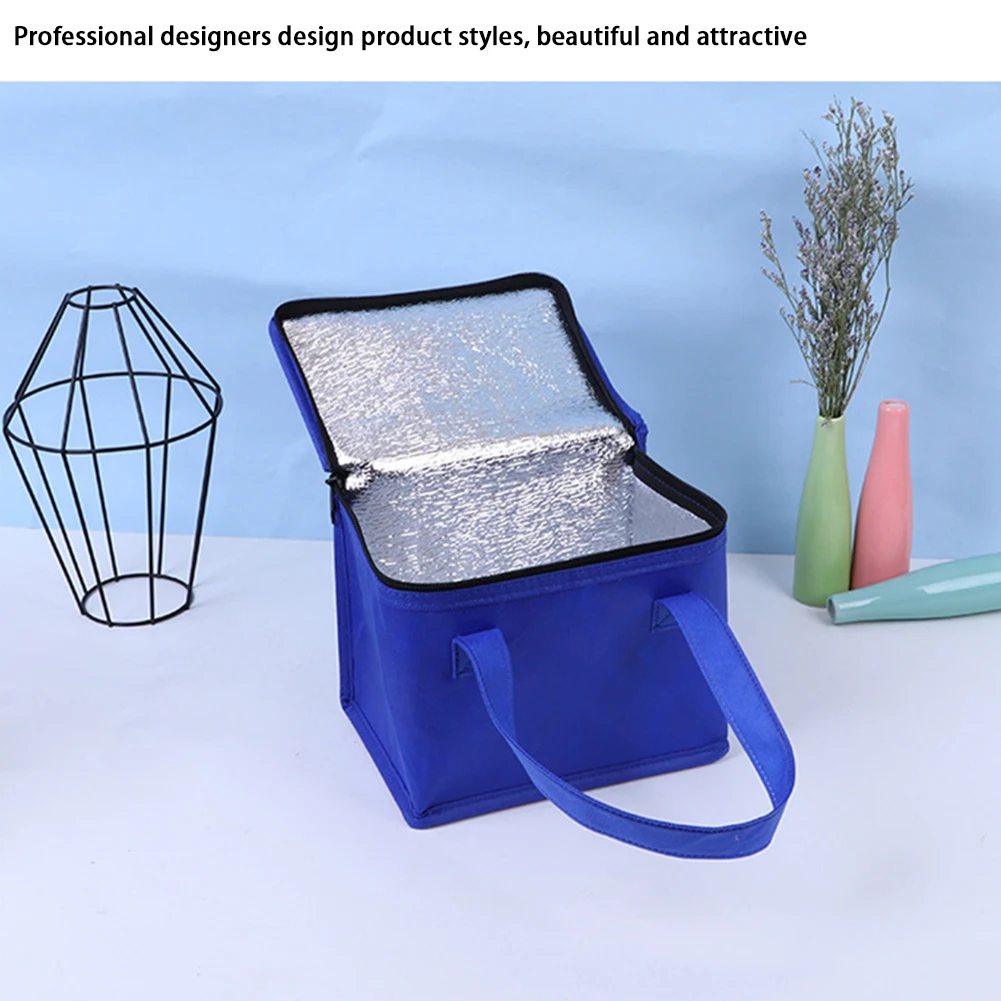 Insulated Picnic Bag Non Woven Fabric Outdoor Camping