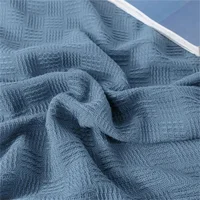 Soft Cozy 100% Cotton Throw Blanket Wide 100cm/150cm/180cm/200cm Plain Knitted Sofa Bed Cover Bedspreads Home Decor Thin Blanket 2