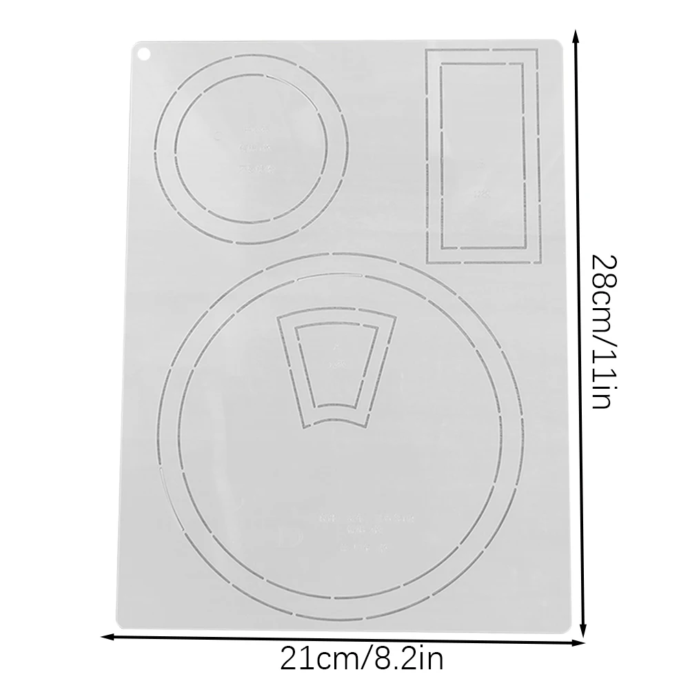 DIY Embroidery & Sewing Craft Stencil for Patchwork Bags - Reusable Template