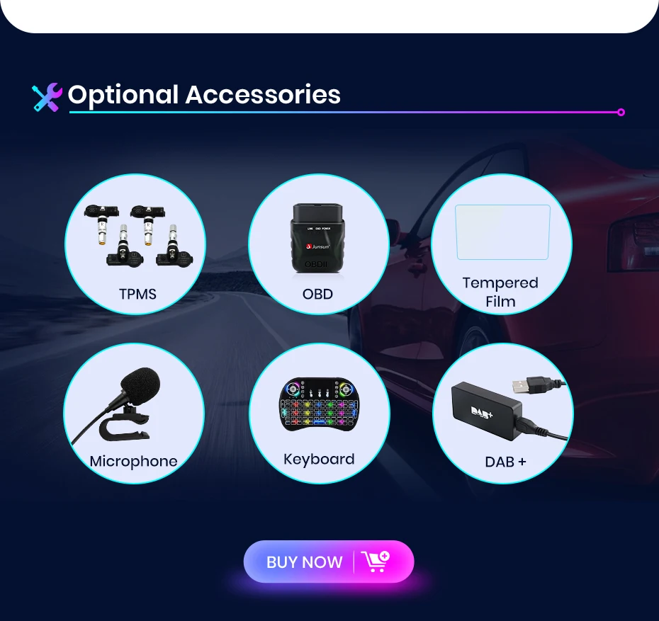 Junsun Autoradio Multimedia-Player für Volkswagen VW Sitz Leon Passat B6 B7 Tiguan Touran Golf Polo Auto RDS GPS 2din Autoradio – Detail 23