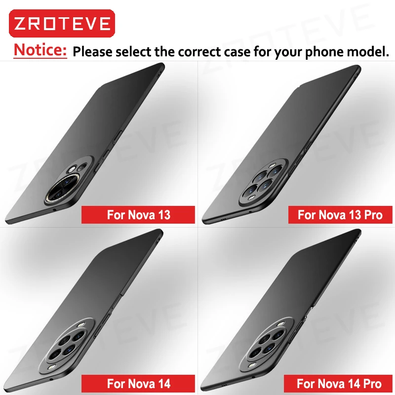 Ultra Slim Matte Hard Phone Case - ZROTEVE Cover